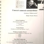 Afiș concert Nicolae Iliescu si PHILARMONIA București